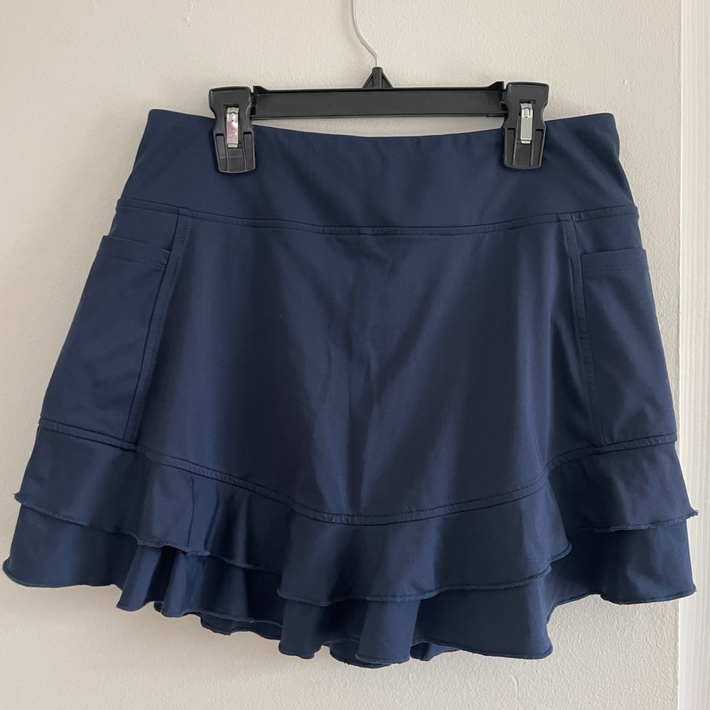 Kyodan Navy Blue Tennis Skort with ball pocket